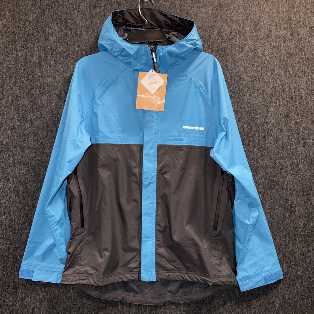 Grundens Trident Jacket Medium Men's Fishing‎ Coastal Blue Recreational Anglers